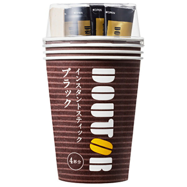 ドトールコーヒー カップコーヒー ブラック 4P×24個入【日本出荷】