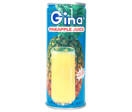 I.B. Company Gina Pineapple Juice 250ml Can x 30 