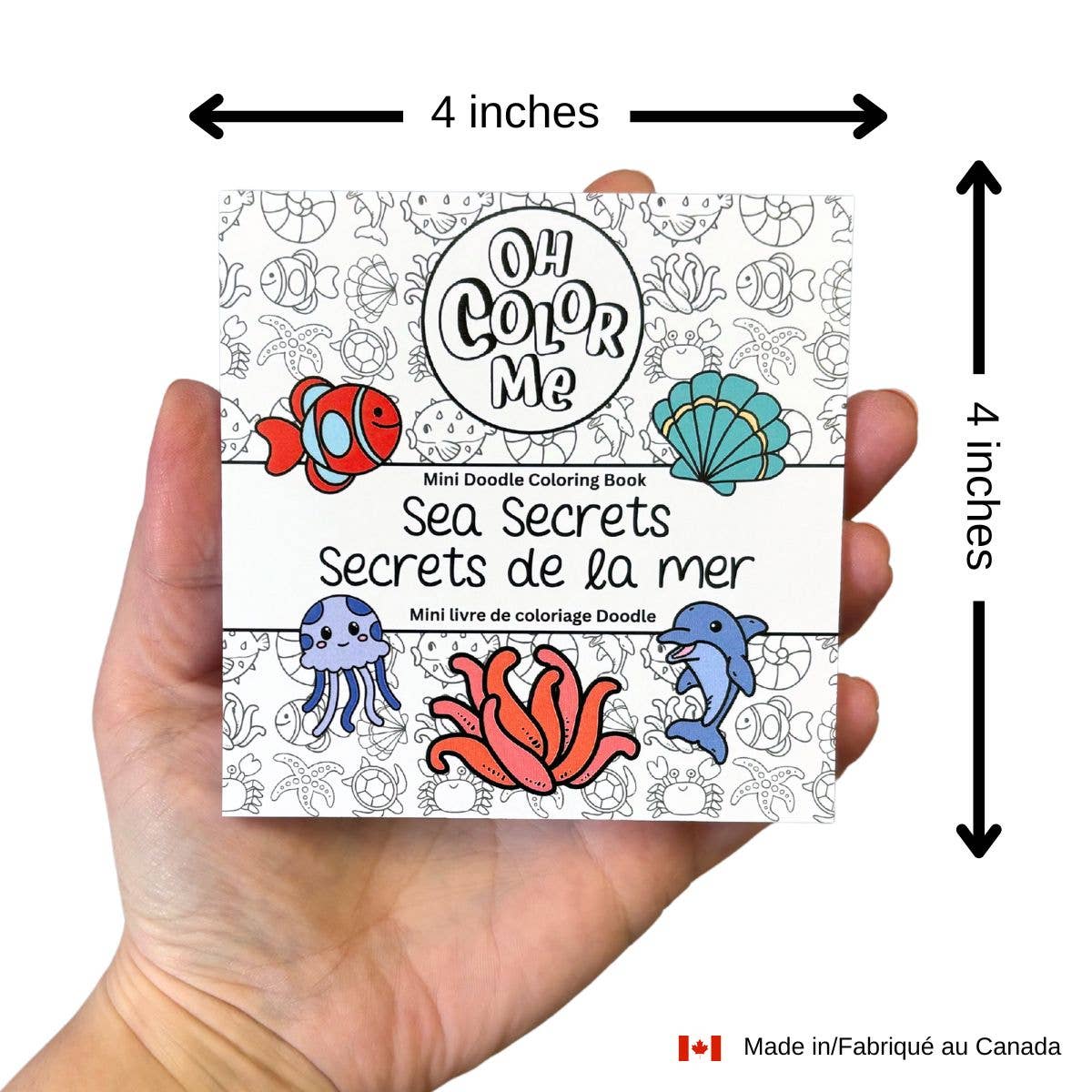 Oh Color Me - Mini Coloring Book Sea Secrets, 4