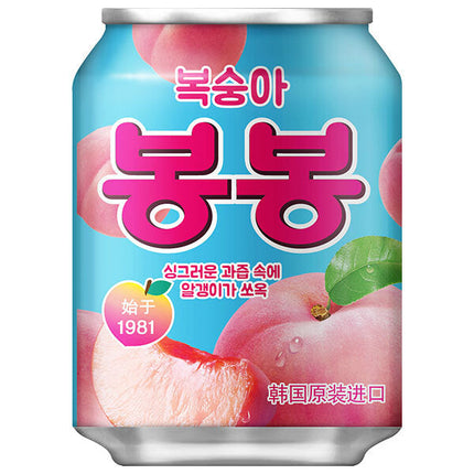 Boisson Haitai à la pêche Five Star Corporation, 238 ml, 24 canettes (12 x 2)