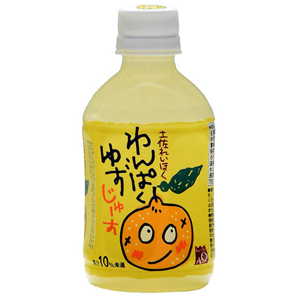 [11/25~ 10% off all products!!] JA Kochi Prefecture Reihoku Wanpaku Yuzu Juice 280ml PET bottle x 24 bottles