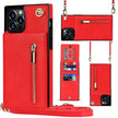 Samsung leather Crossbody Phone Case Card Holder Wallet leather case