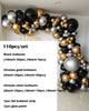 Black Gold Silver Balloon Garland Kit – 110pcs Party Decoration Set