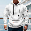 Mens Cargo Jackets – Loose Fit Polyester Utility Jacket with Long Sleeves