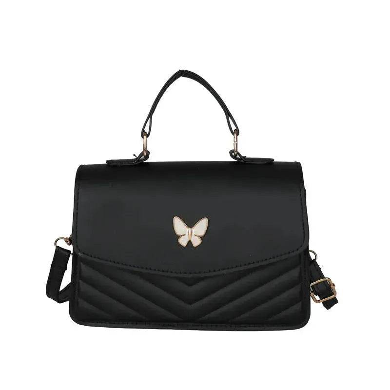 Ladies Leather Square Shaped Flap Quilted Crossbody bag for women