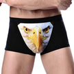 Printed Wolf Head Big Bird  Men's Boxer Briefs Underwear