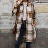 plaid jacket womens outfit Winter cashmere  Jacket Outwear for women