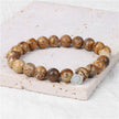 Lava Volcanic Stone Couple Magnetic Clasp Bracelet – 7 Stone Styles