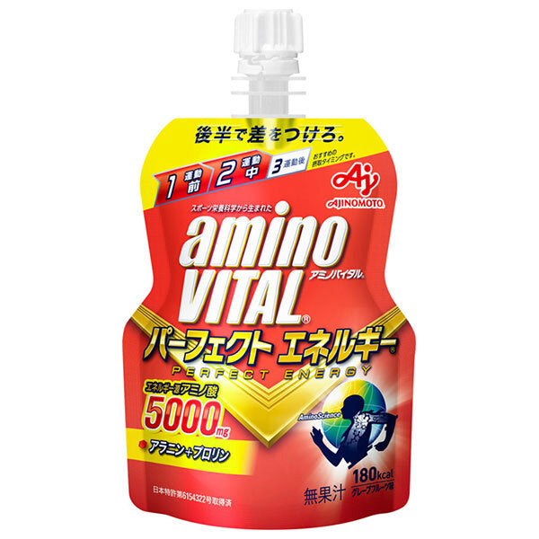 味の素 アミノバイタルゼリー パーフェクトエネルギー 130gパウチ×24本入【日本出荷】
