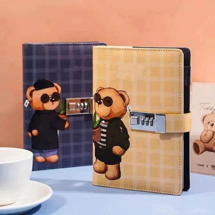 B6 Tide Card Password Book With Lock Senior Diary School Girls Creative Hand Ledger