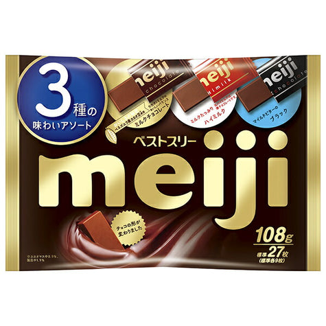 Meiji Best Three 108g bag x 18 bags [shipped in Japan]