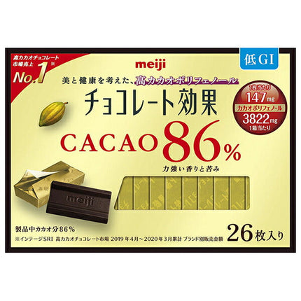 Meiji Chocolate Effect 86% Cacao 26 pieces x 6 boxes 