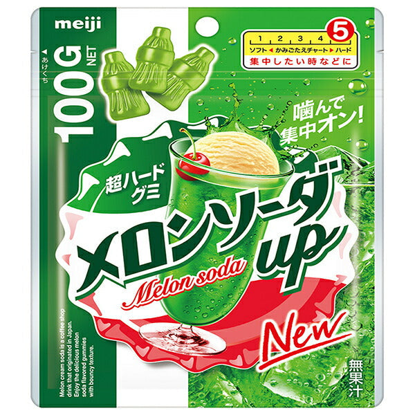 Meiji Melon Soda Up 100g x 6 bags [shipped in Japan]