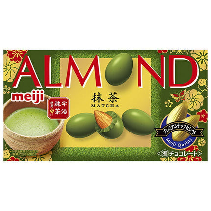 Meiji Almond Chocolate Matcha 67g x 10 boxes [shipped in Japan]