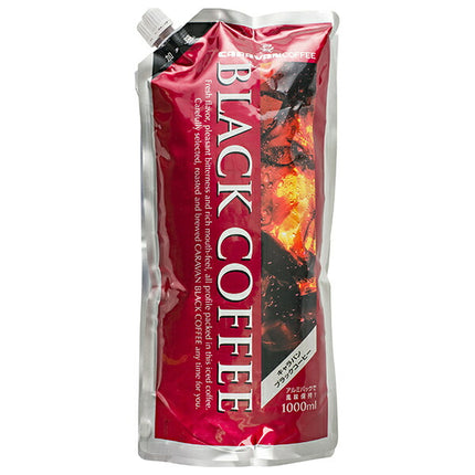 Caravan Coffee Black Coffee Sweetened 1L x 6 bottles [Shipped in Japan]