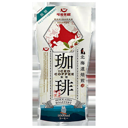 Caravan Coffee Kafusakan Iced Coffee Pouch Type Unsweetened 1L x 12 Bottles 