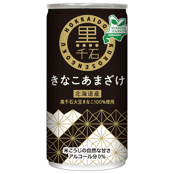 Kokubu Hokkaido MAMAS HARVEST Hokkaido Kurosengoku Kinako Amazake 190g can x 30 pieces [Shipped in Japan]