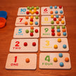 Early Child Education Number Cognitive flash card