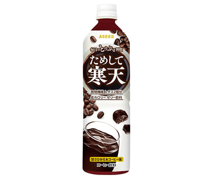 Ashido Try Agar, Mildly Sweet Coffee Flavor, 900ml Plastic Bottle x 12 Bottles