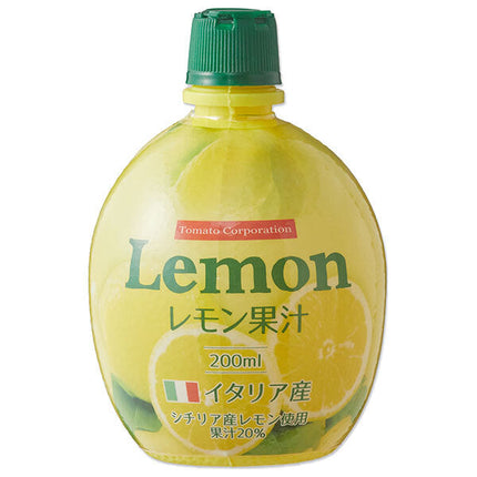 Jus de citron 20 % entièrement rétractable de Tomato Corporation, 200 ml x 24 bouteilles 