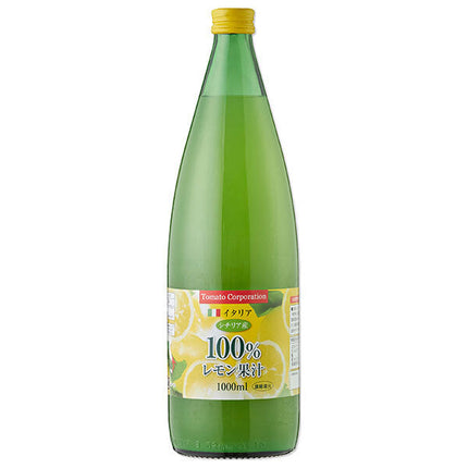 Jus de citron 100 % concentré de Tomato Corporation, 1 L x 6 bouteilles 