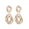 Jewelry Baroque Alloy Geometric Irregular Earrings