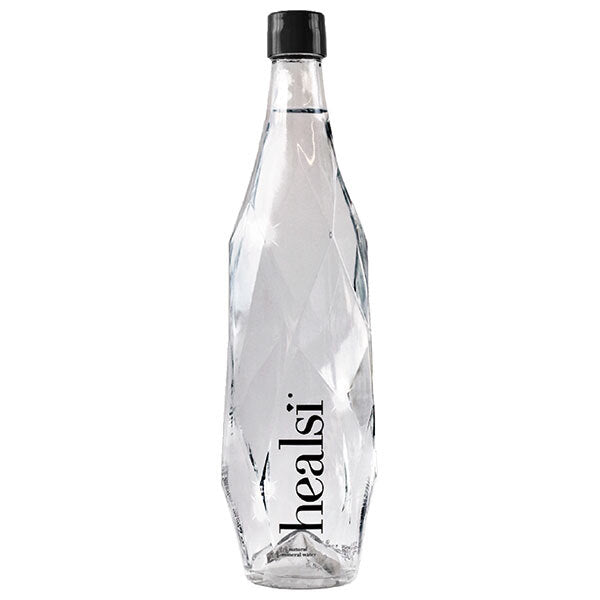 magnet healsi Crystal Glass Bottle Natural Mineral Water 850ml x 6 [Ships from Japan]