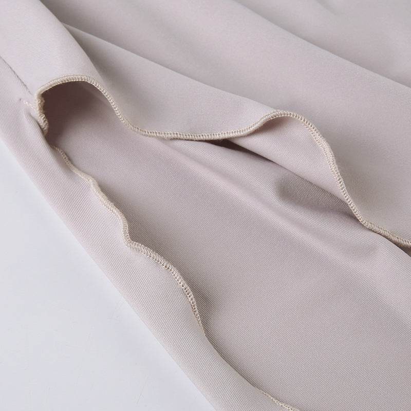 High Waist Irregular split Long Skirt