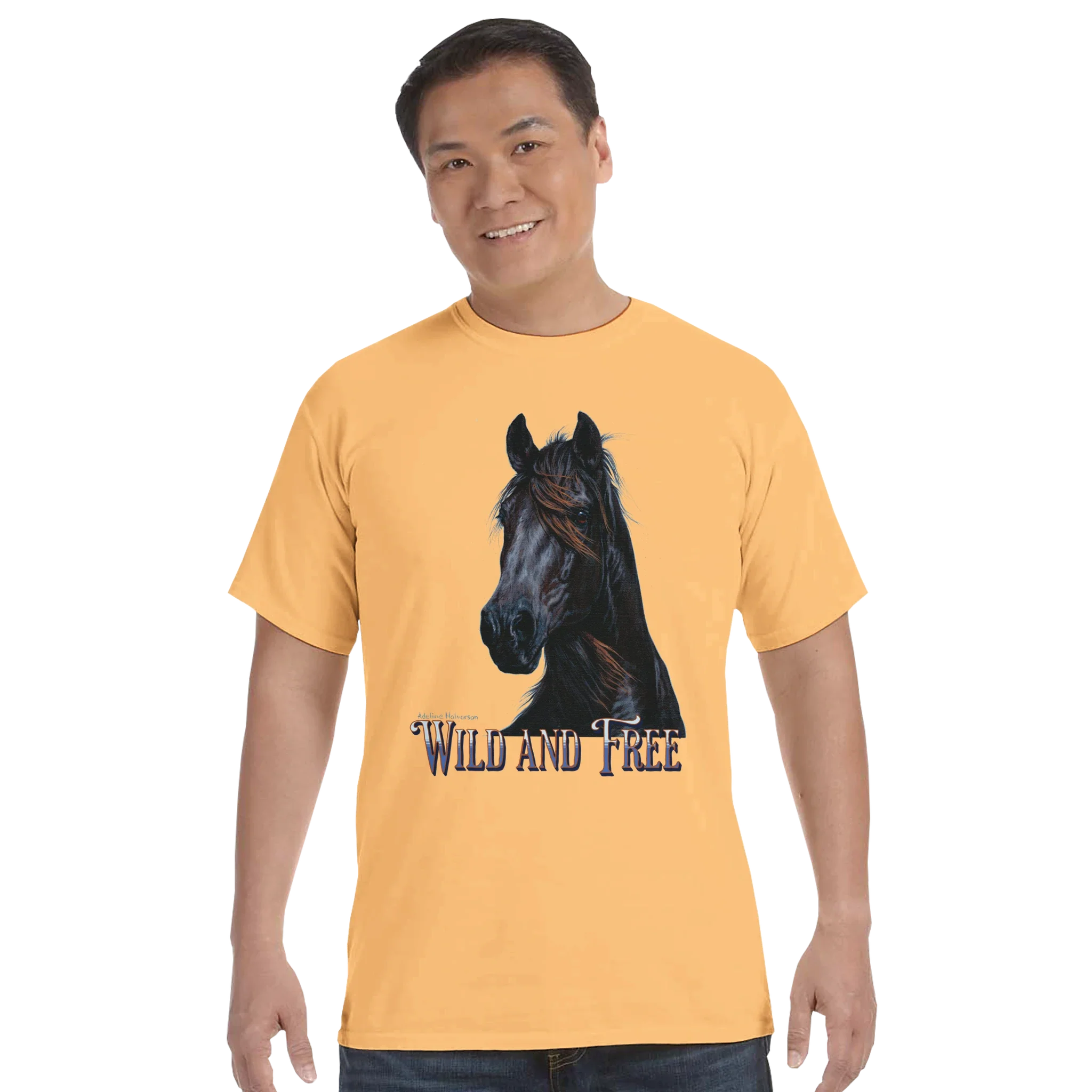 Wild and Free Comfort Colors Unisex Tee – 100% Cotton
