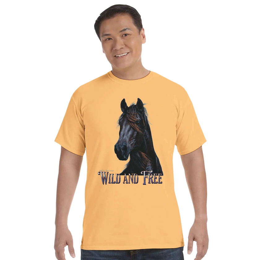 Wild and Free Comfort Colors Unisex Tee – 100% Cotton