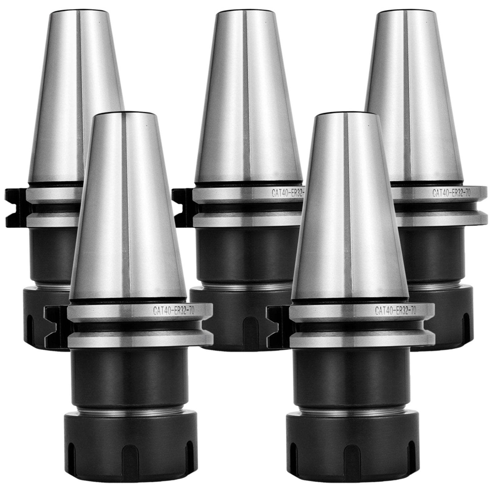 Collet Set 5 PCS , CAT40 ER32 Collet Chuck, For CNC Engraving Machine & Milling Lathe Tool