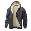 Lambswool Coat – Men’s Warm Polyester Winter Coat in Solid Colors
