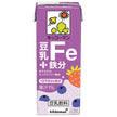 Kikkoman Soy Milk + Iron 200ml Paper Pack x 18 
