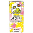 Kikkoman Soy Milk Beverage Strawberry Banana 200ml paper pack x 18 bottles [shipped in Japan]