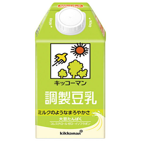 Kikkoman lait de soja préparé paquet papier 500 ml x 12 pièces 
