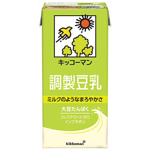 キッコーマン 調製豆乳 1000ml紙パック×6本入【日本出荷】