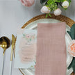 Cotton Raw Edge Placemats for Dining Table – 34 Colors, 42x42cm