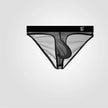 Underwear Men's Briefs Transparent Ice Silk Sexy Full Transparent Trendy Men's Personality Narrow Crotch Low Waist New