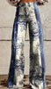 3D Digital Printed Women's Imitation Jeans