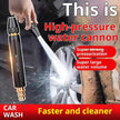 High Pressure Water Sprayer Nozzle 360° Adjustable Car Wash Garden Hose Sprayer