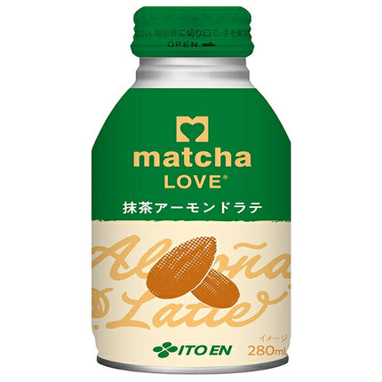 Itoen matcha LOVE Matcha Almond Latte 280ml bottle can x 24 bottles [shipped in Japan]