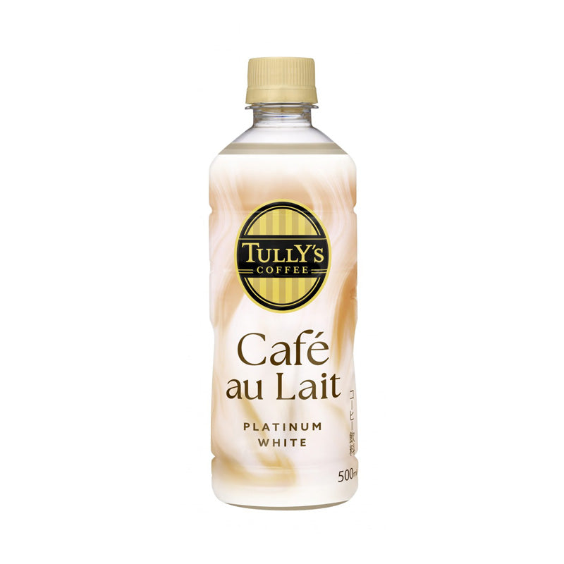 伊藤園 タリーズコーヒー プラチナ ホワイトカフェラテ 500mlペットボトル×24本入【日本出荷】