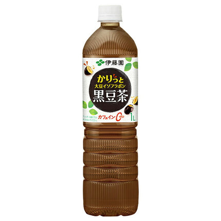 Itoen Karitto Soy Isoflavone Black Bean Tea 1L PET bottle x 12 bottles [Shipped in Japan]