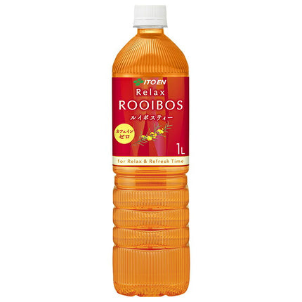ITO EN Relaxing Rooibos Tea 1 L PET Bottles x 12 [Ships from Japan]