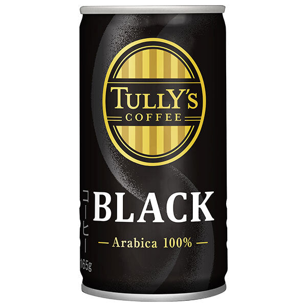 ITO EN TULLY'S COFFEE Black Unsweetened Canned Coffee 165g x 30 [Ships from Japan]