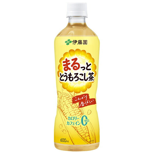 Ito En Whole Corn Tea, 600 ml PET Bottles, 24-Pack [Ships from Japan]