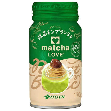 伊藤園 matcha LOVE 抹茶 モンブランラテ 170gボトル缶×30本入【日本出荷】
