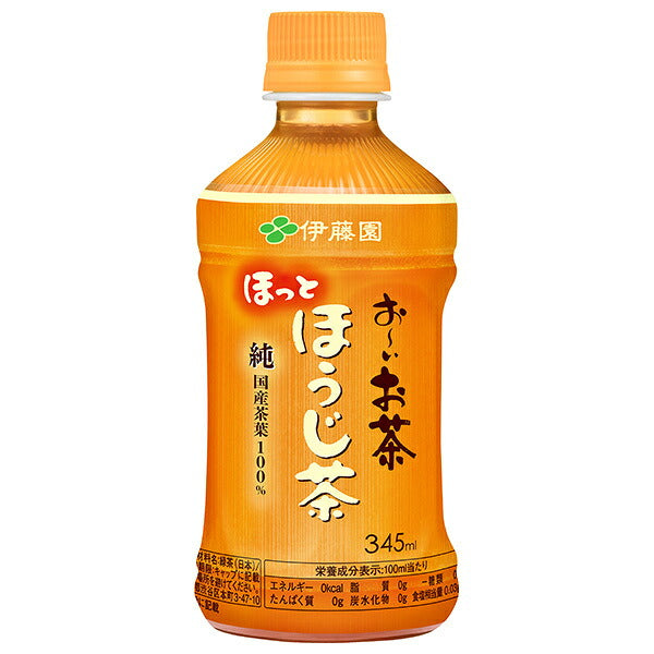 ITO EN Oi Ocha Hot Roasted Green Tea PET Bottles 345ml x 24 [Ships from Japan]