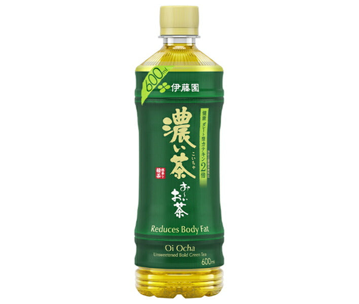 Itoen Oi Ocha Strong Tea [For Hand Sale] 600ml PET Bottle x 24 Bottles 