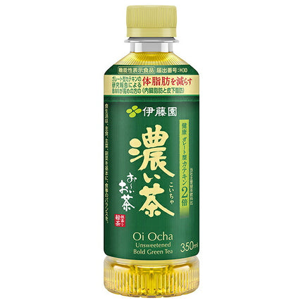 伊藤園 お~いお茶 濃い茶 350mlペットボトル×24本入【日本出荷】